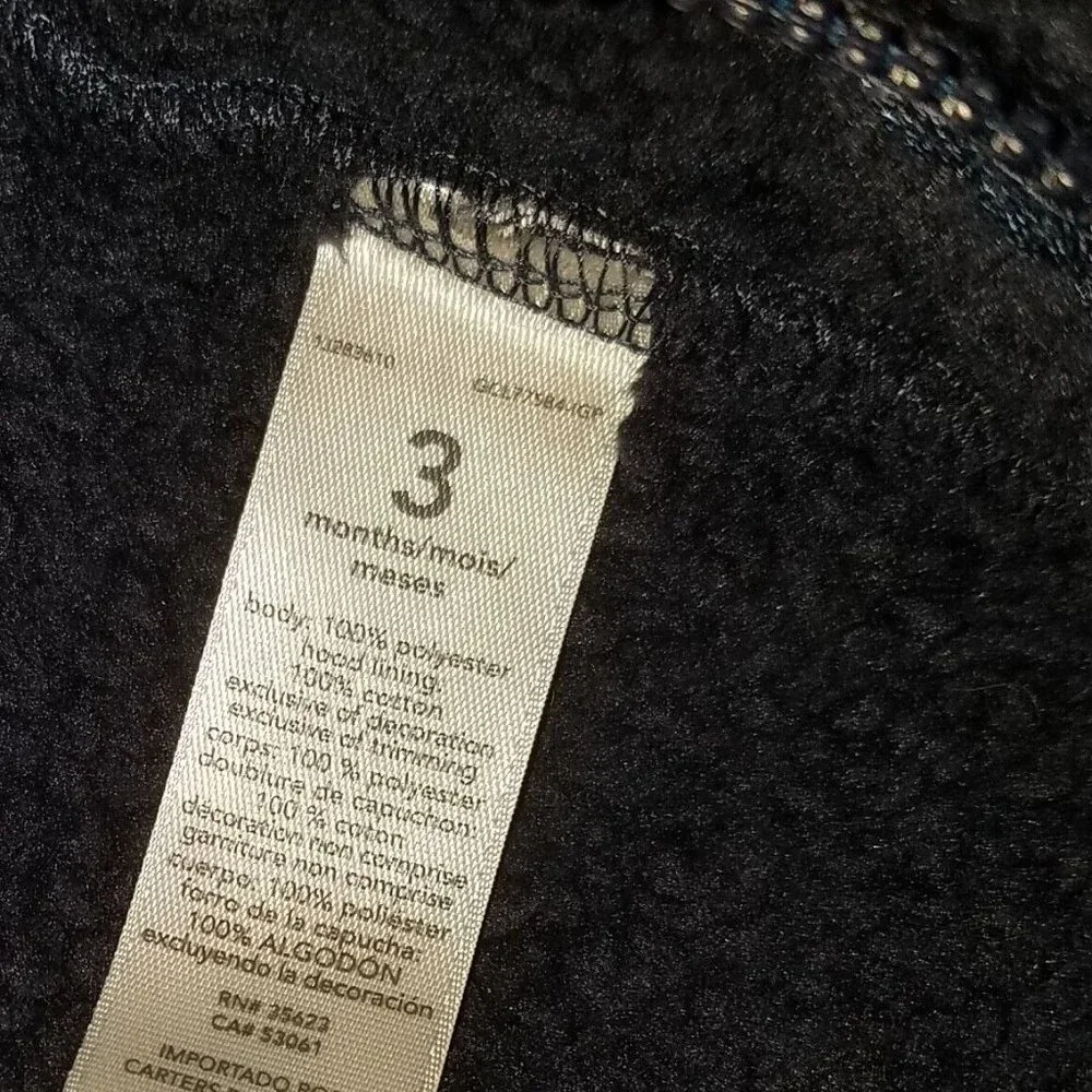 Carters hooded footie